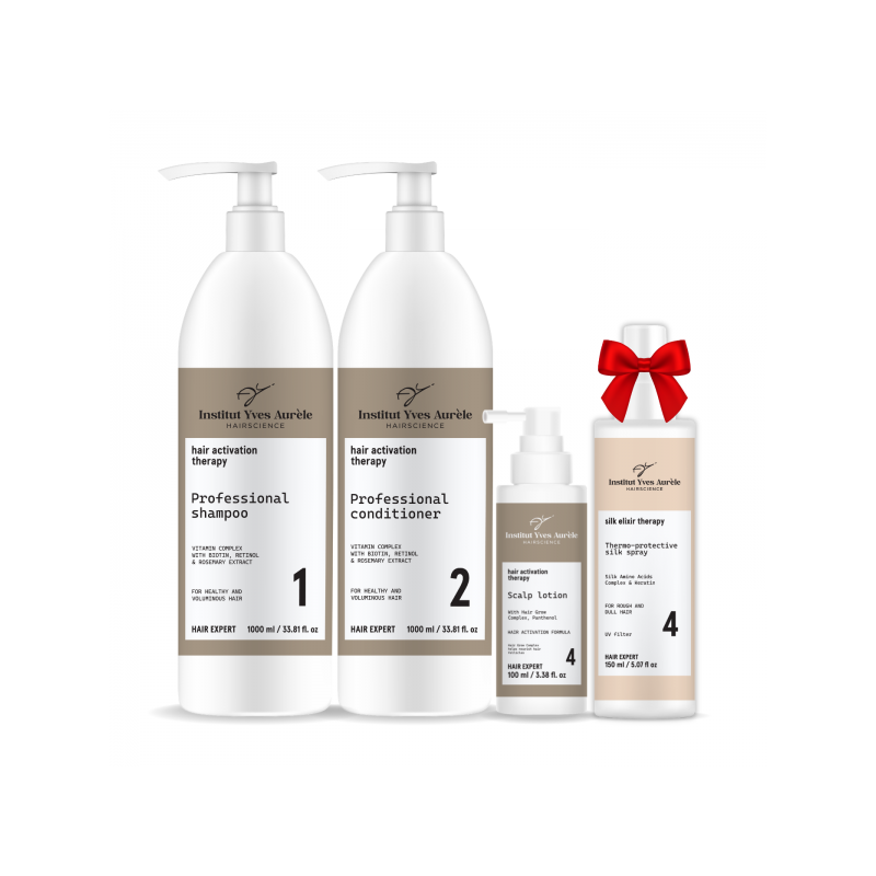 Terapia przywracania wzrostu i zagęszczania włosów + prezent (spray termoochronny do włosów)