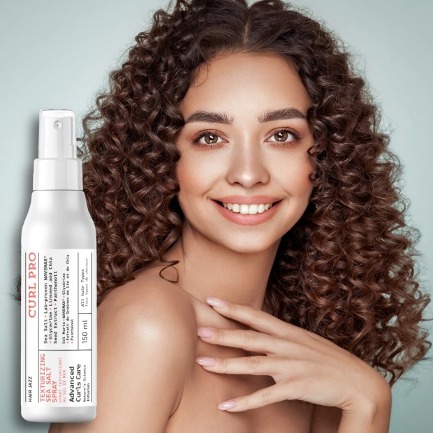 CURL PRO z solą morską, które tworzą wyjątkowo mocne i efektowne loki